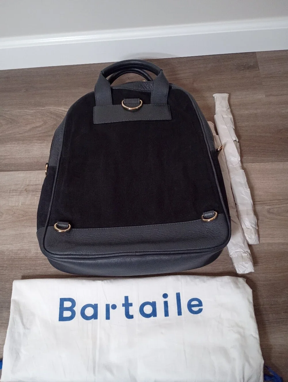 Bartaile C12 Black Nylux 3 in 1 Classic Carry-all Bag Backpack Crossbody Tote